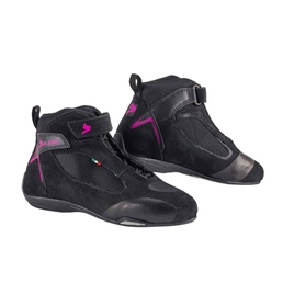 Ventex Air Motorcycle shoes for Ladies Black/Fuchsia