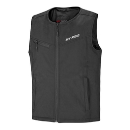 Shield Softshell motorcycle vest Black