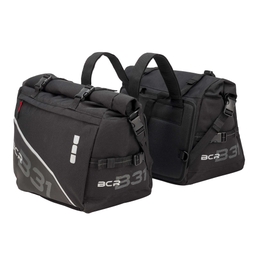 B31 motorcycle side bags - 25-35 liters Black