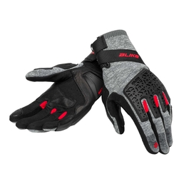 Kninox Air motorcycle gloves Black/Ice/Red