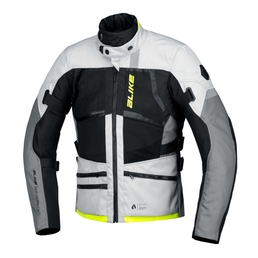 Discover Air 2 Aqvadry motorcycle jacket Ice/Stone/Yellow Fluo