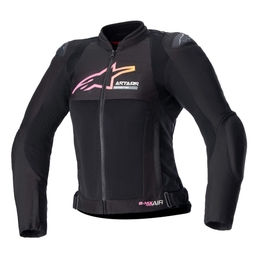 Stella SMX Air motorcycle jacket for women Black/Yellow/Pink
