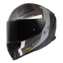 Vector II Carbon full-face helmet Grid Matt Black/Grey